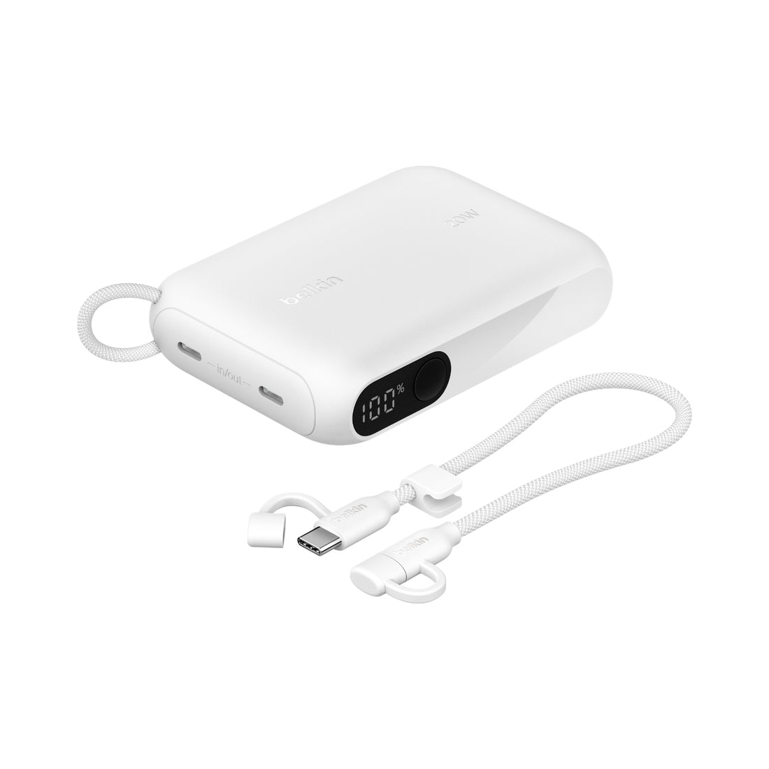 Batería Portátil con Pantalla LED 10.000mAh 20W