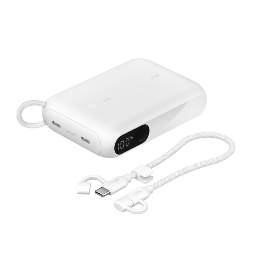 Batería Portátil con Pantalla LED 10.000mAh 20W