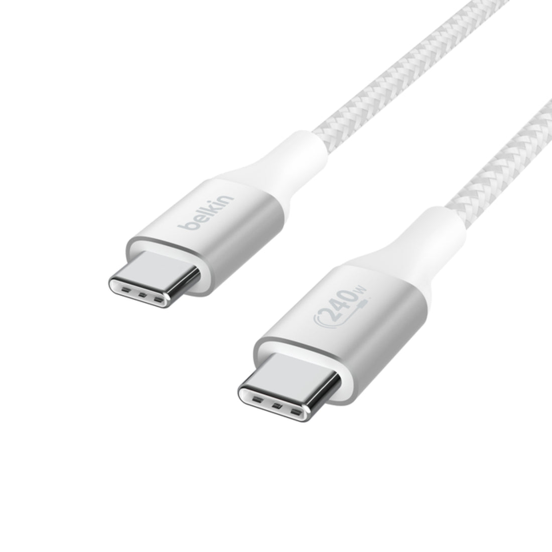 Cable trenzado USB-C a USB-C BOOSTCHARGE 240W de 2 m