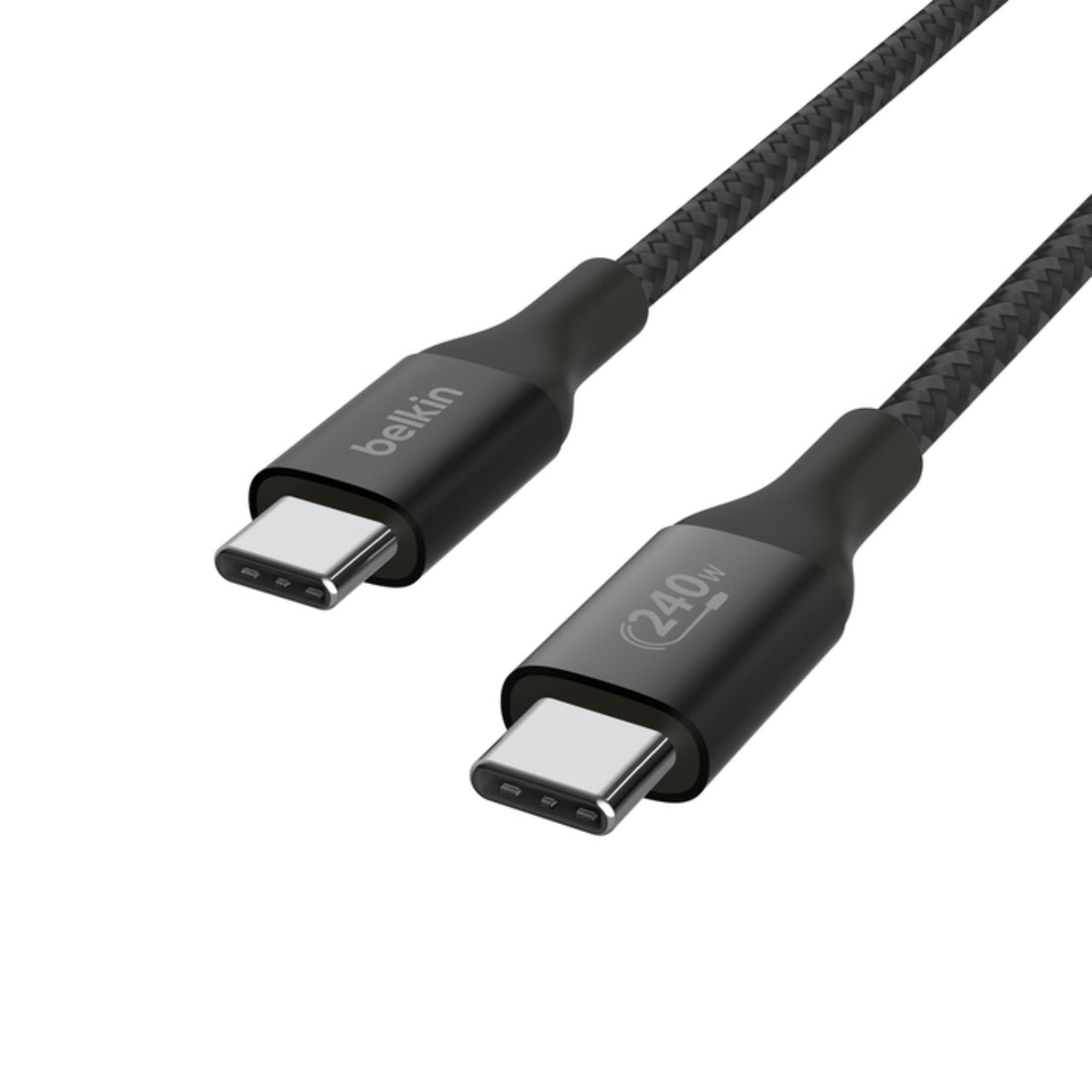 Cable trenzado USB-C a USB-C BOOSTCHARGE 240W de 2 m