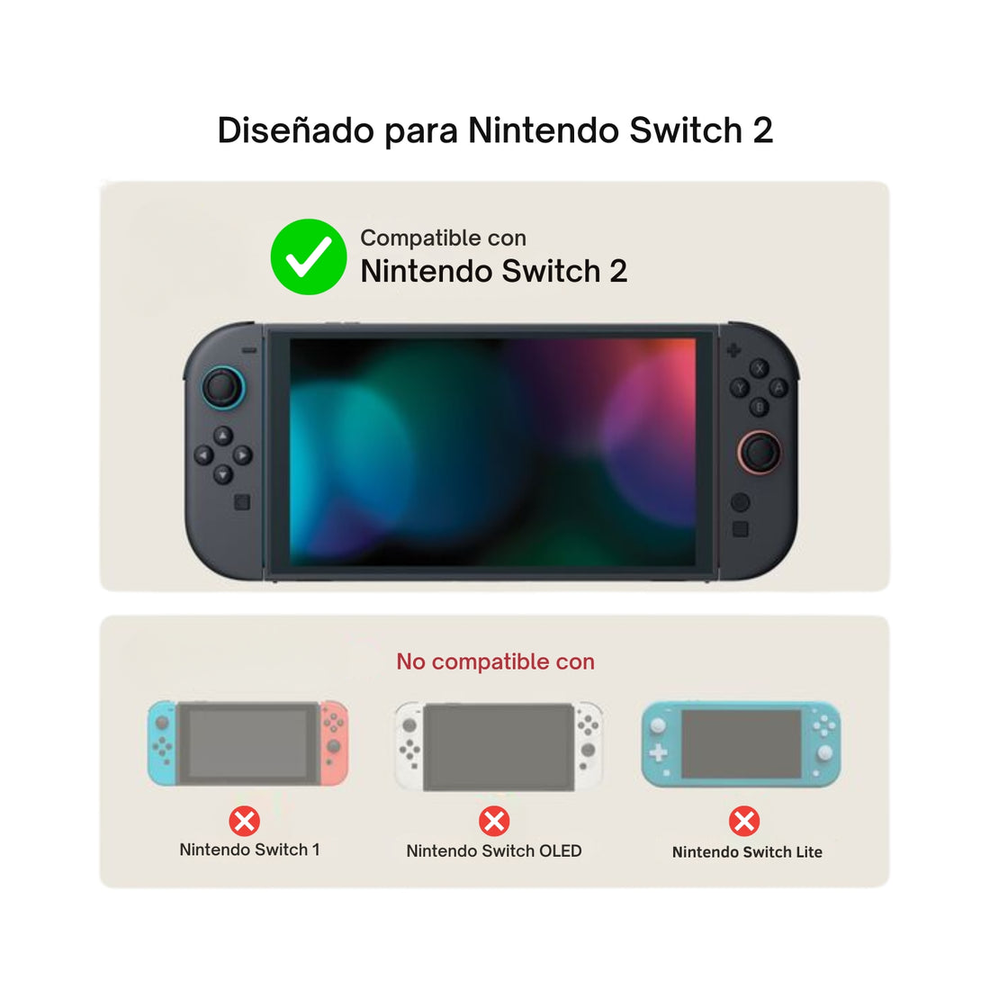 Estuche de viaje para Nintendo Switch 2 Carbón