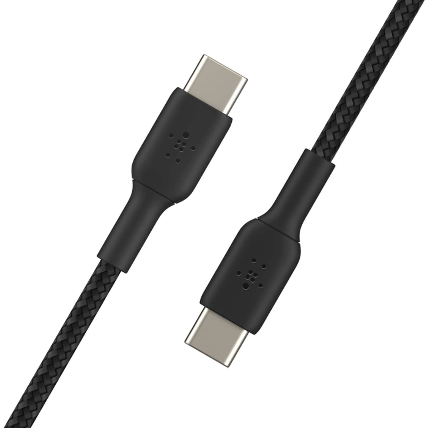 Cable trenzado USB-C a USB-C BOOSTCHARGE de 1 m