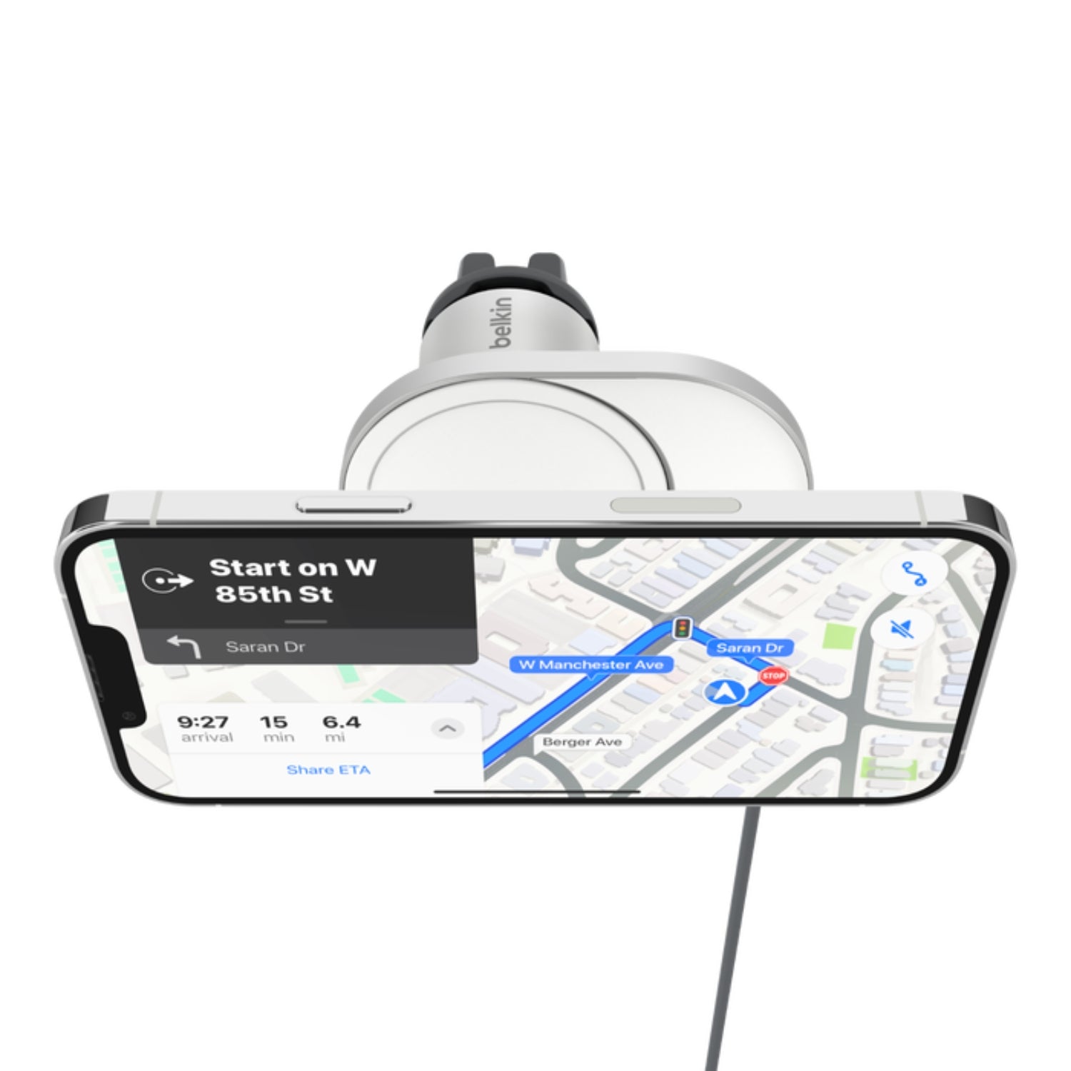 Cargador para auto compatible MagSafe Belkin BoostCharge Pro