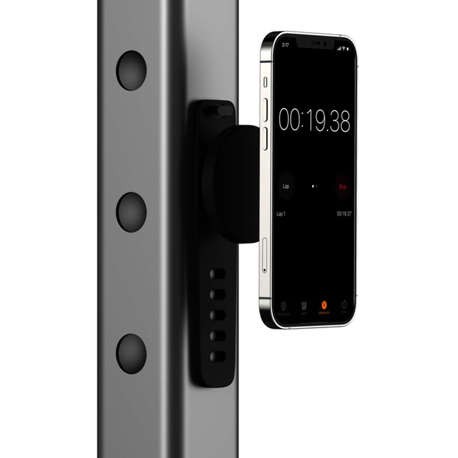 Soporte magnético de celular para fitness