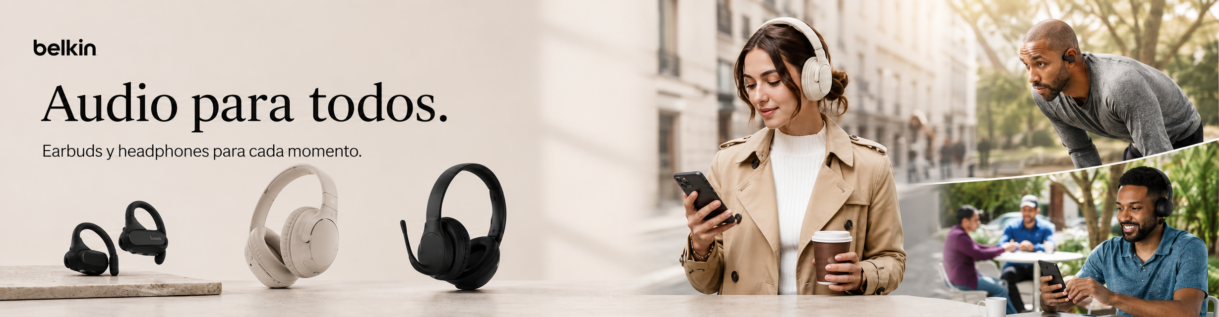 Earbuds y Headphones belkin