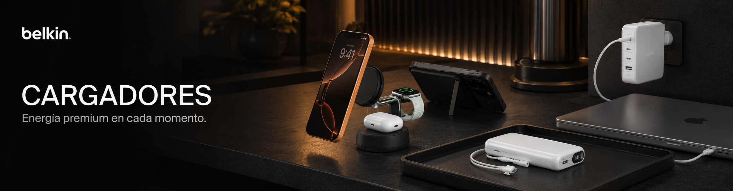 Cargadores belkin para todo