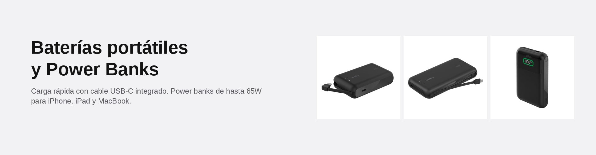 Baterías portátiles y Power Banks belkin