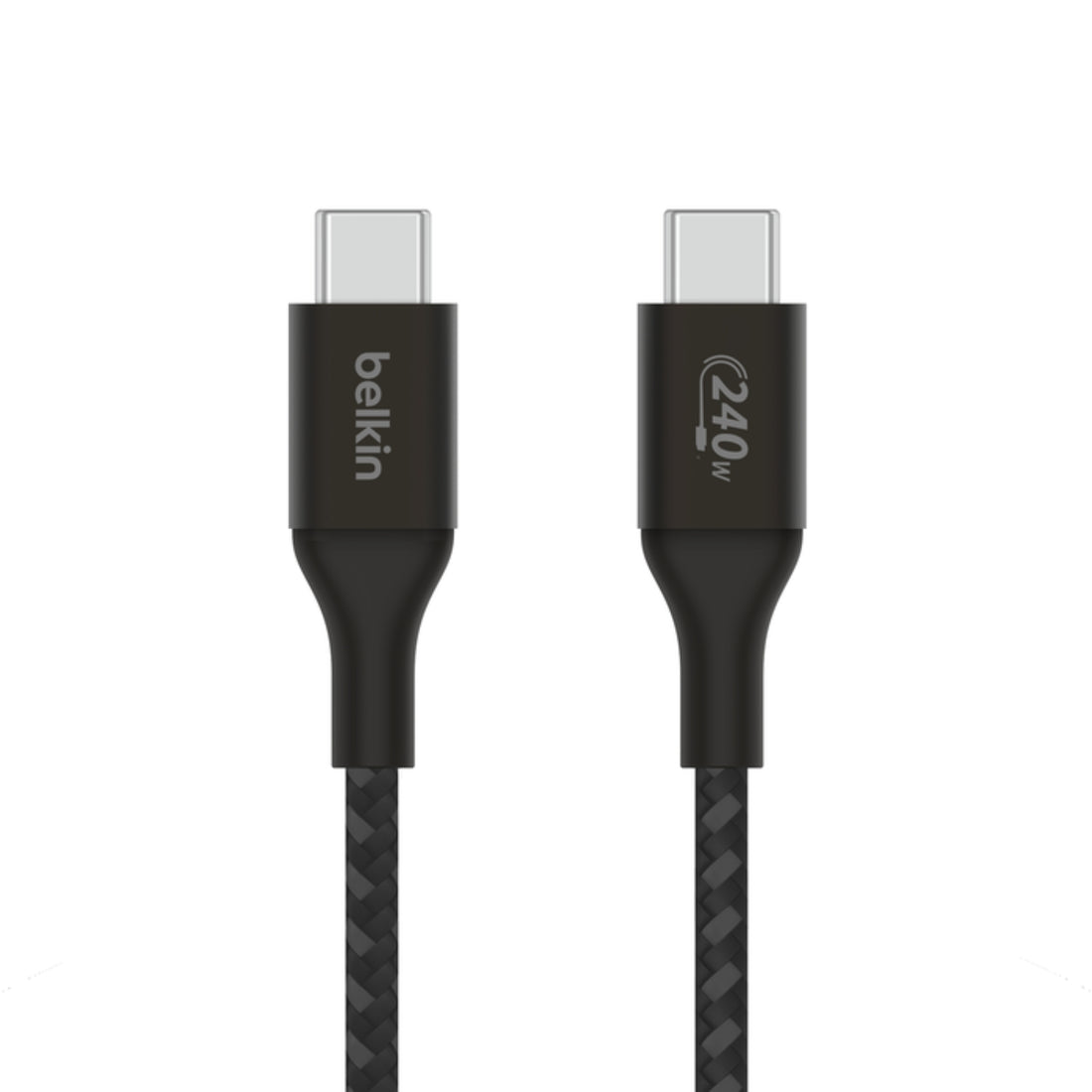 Cable trenzado USB-C a USB-C BOOSTCHARGE 240W de 2 m