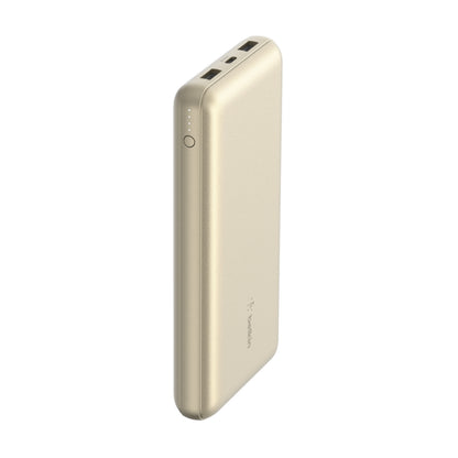 Batería 20.000 mAh 2xUSB-A 1xUSB-C 15W Oro