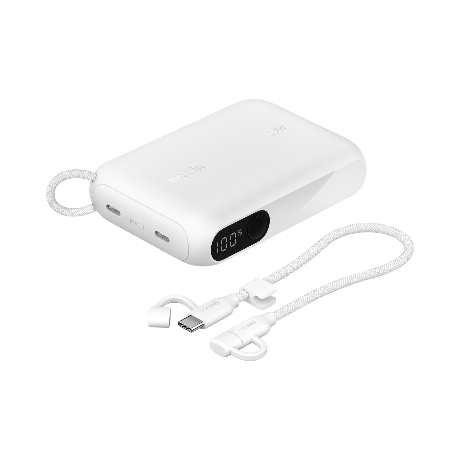 Batería Portátil con Pantalla LED 10.000mAh 20W