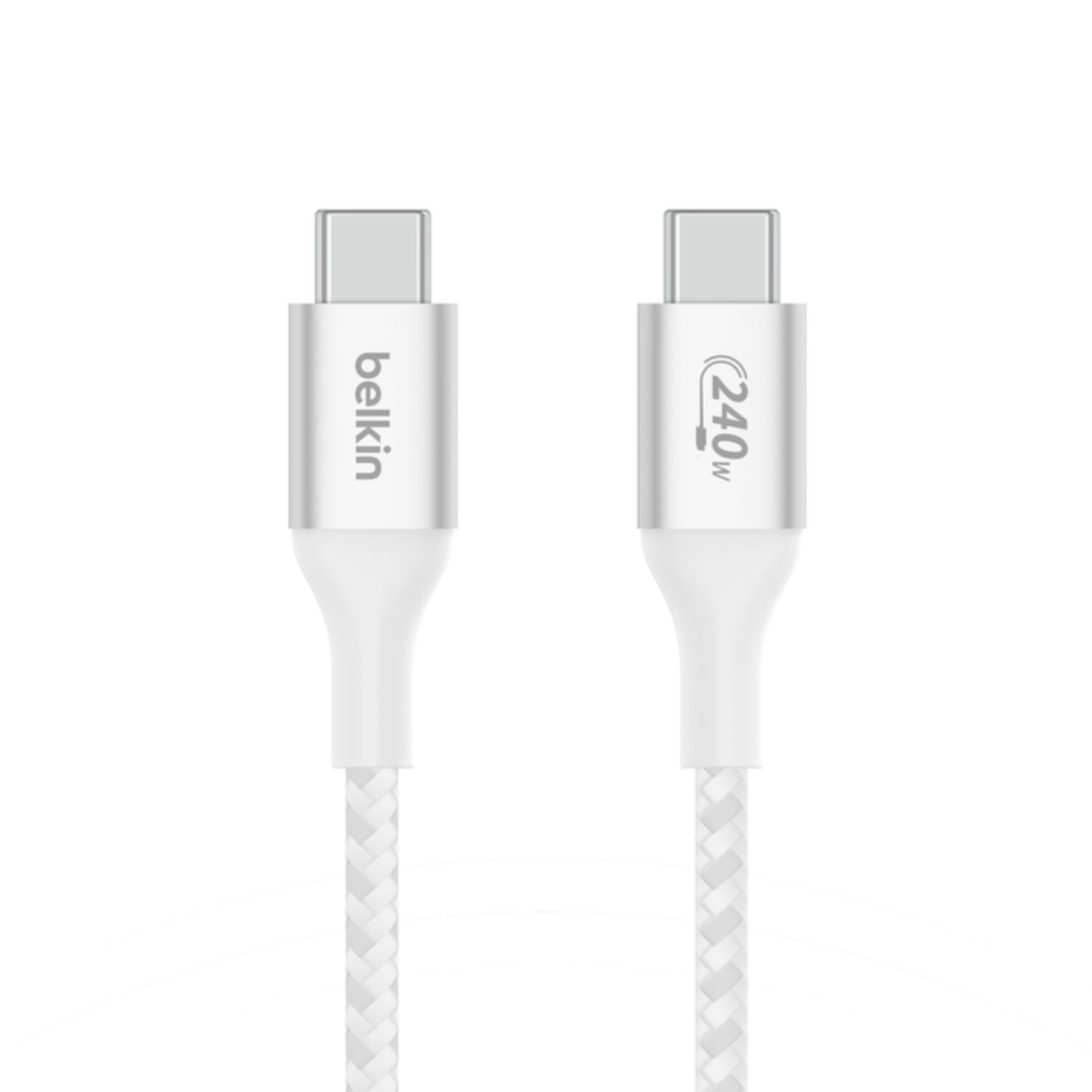 Cable trenzado USB-C a USB-C BOOSTCHARGE 240W de 2 m