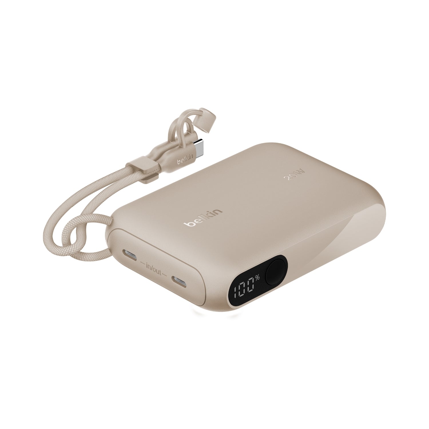 Batería Portátil con Pantalla LED 10.000mAh 20W