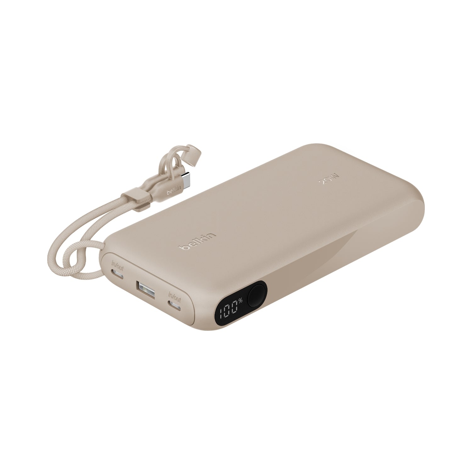 Batería Portátil con Pantalla LED 20.000mAh 20W