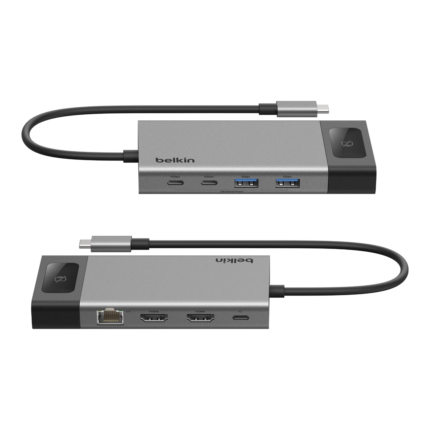 Hub USB-C de 8 puertos con Ethernet