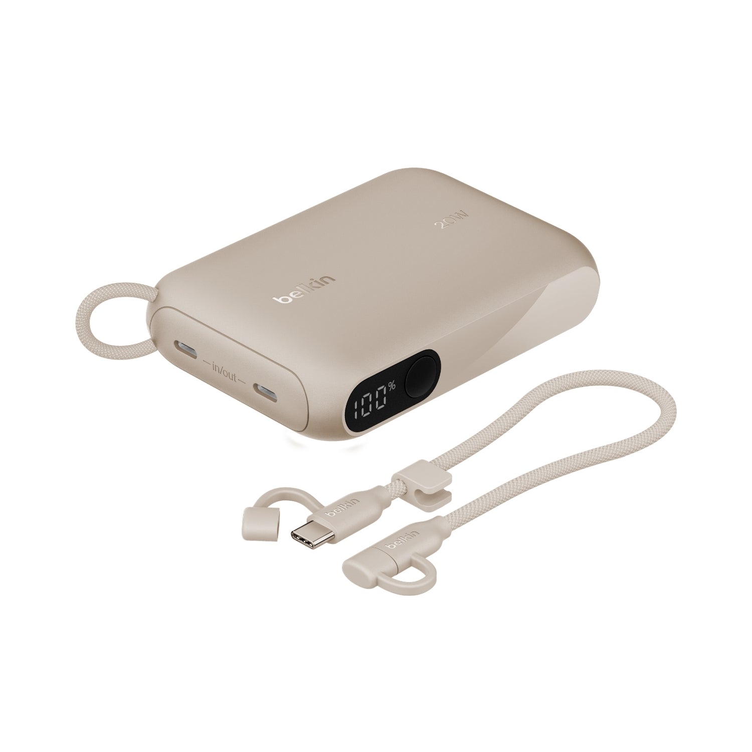 Batería Portátil con Pantalla LED 10.000mAh 20W