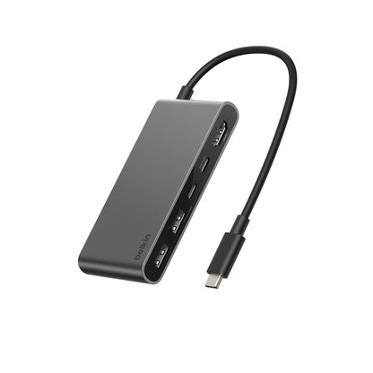 Hub USB-C de 5 puertos gris espacial