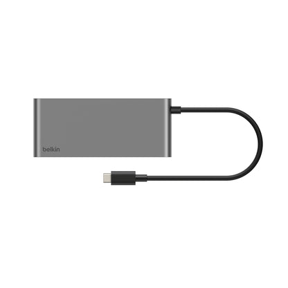 Hub USB-C de 7 puertos gris espacial