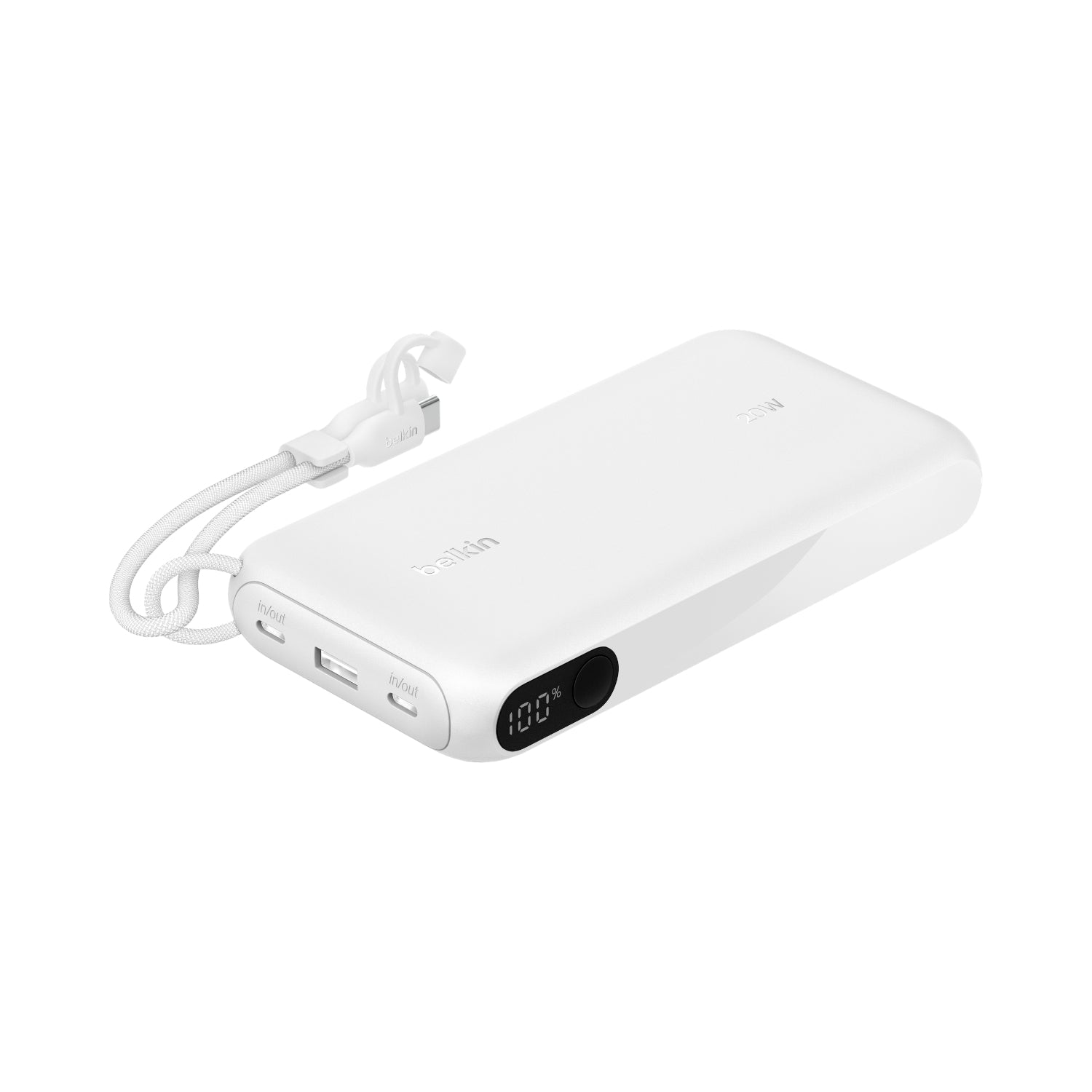 Batería Portátil con Pantalla LED 20.000mAh 20W