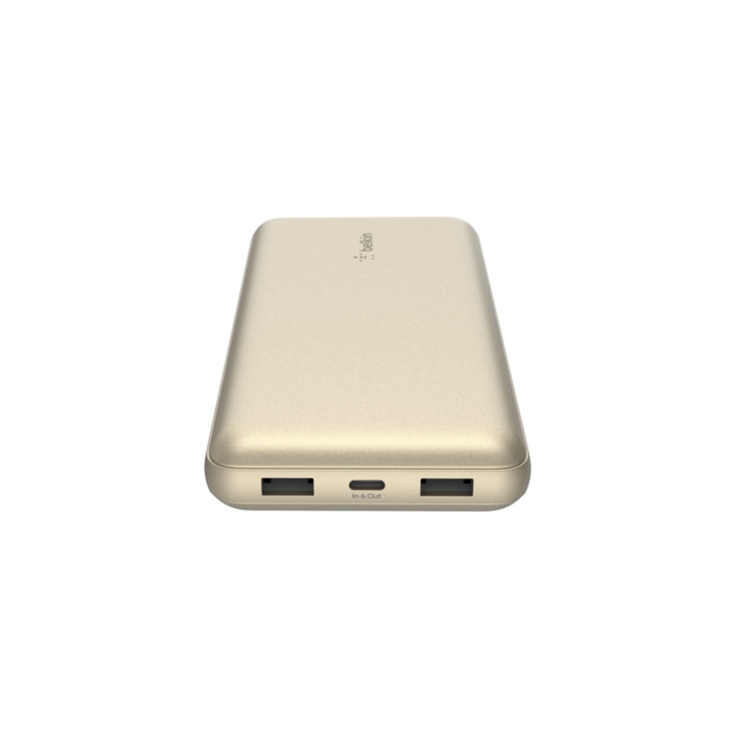 Batería 20.000 mAh 2xUSB-A 1xUSB-C 15W Oro