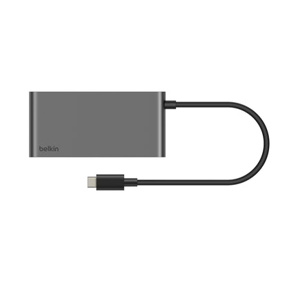 Hub USB-C de 5 puertos gris espacial