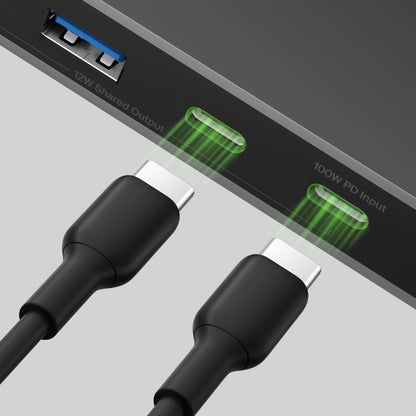 Hub USB-C de 7 puertos gris espacial