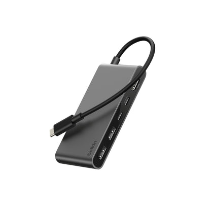 Hub USB-C de 5 puertos gris espacial