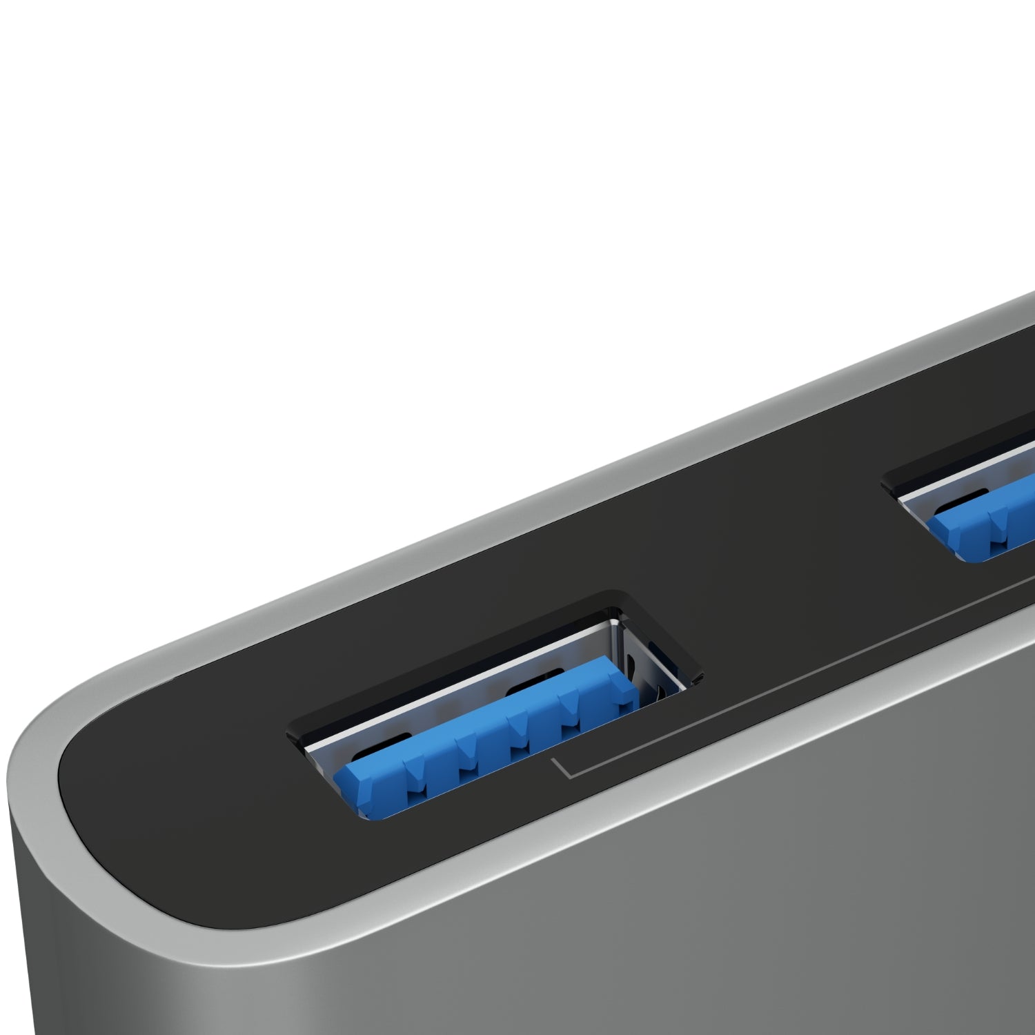 Hub USB-C de 7 puertos gris espacial