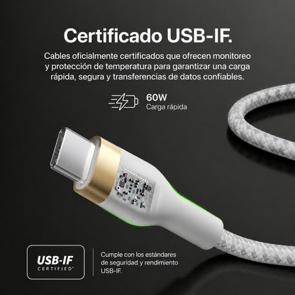Cable USB-C a USB-C 2m Colección Disney