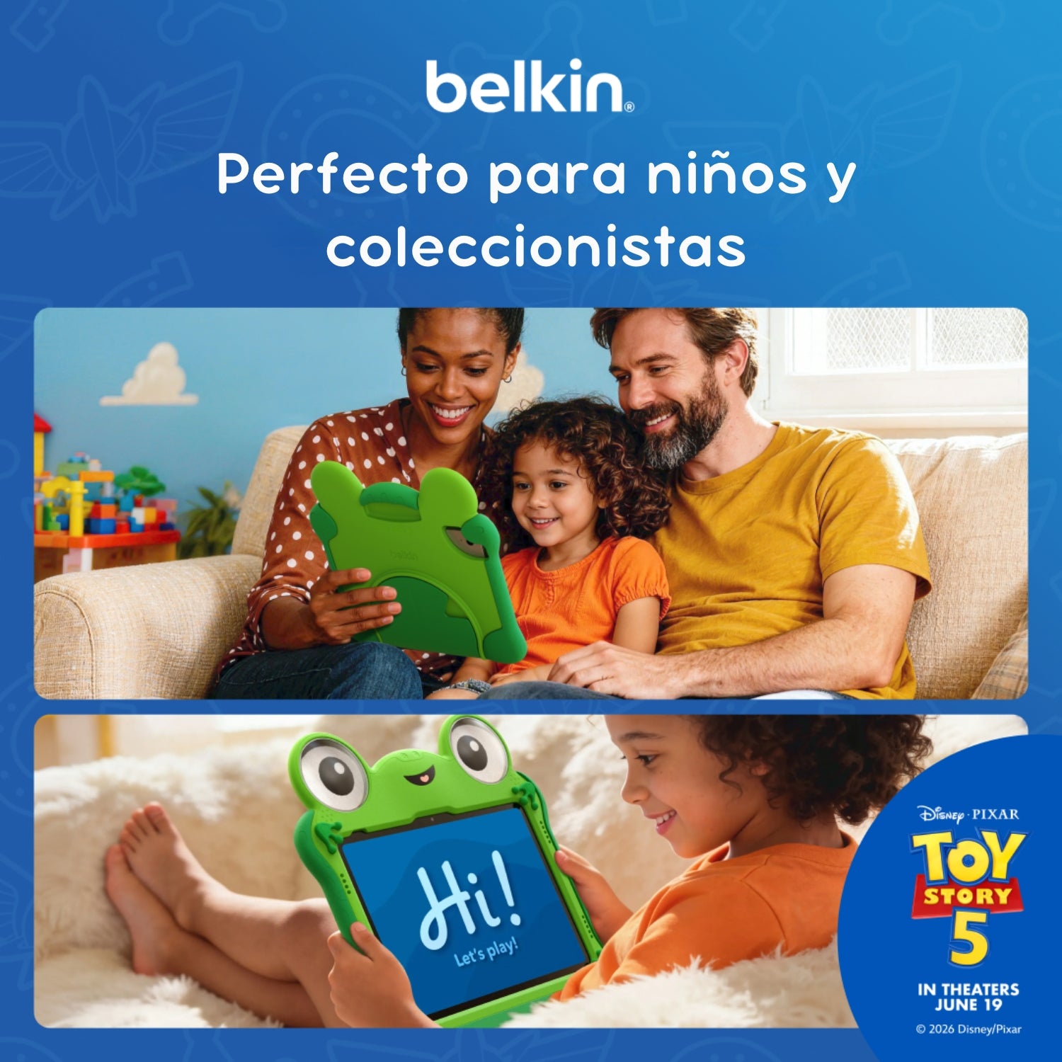 Funda inspirada en Lilypad de Toy Story 5 de Disney para iPad de 10ª y 11ª generación