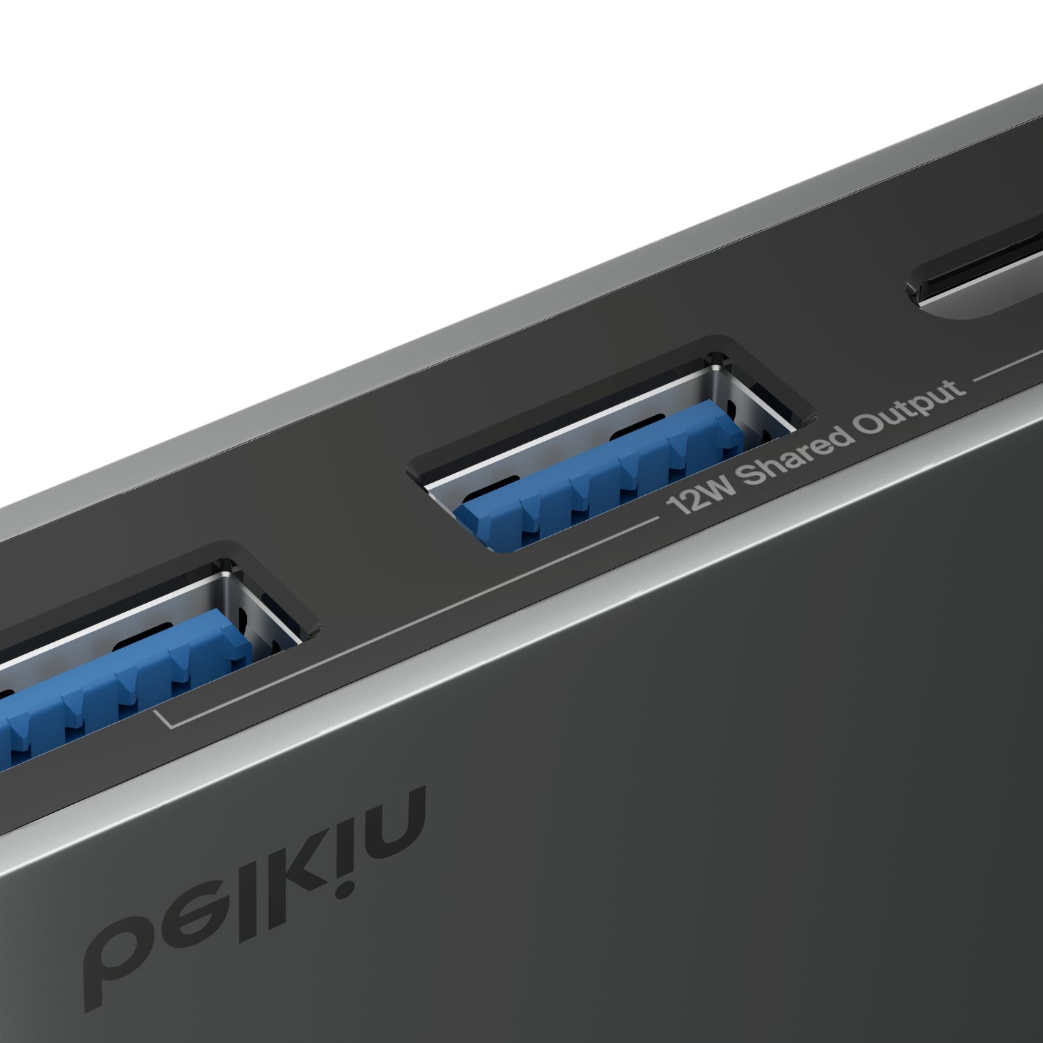 Hub USB-C de 5 puertos gris espacial