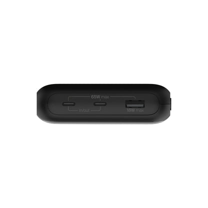 Batería 20.000 mAh 2xUSB-C 1xUSB-A 65W Pro Belkin negro
