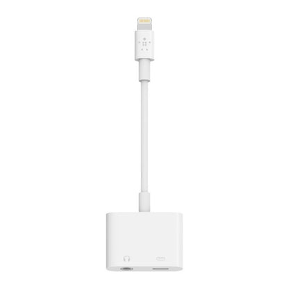 Adaptador de audio + carga Lightning RockStar