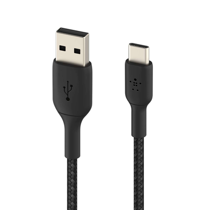 BOOST↑CHARGE™ Cable trenzado USB-C a USB-A