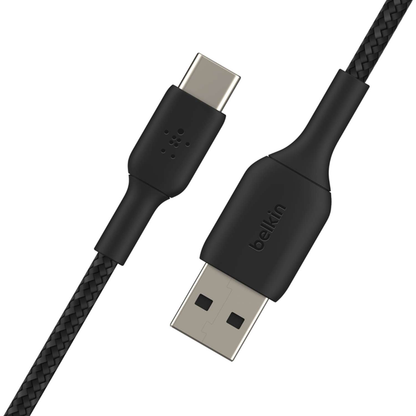 BOOST↑CHARGE™ Cable trenzado USB-C a USB-A